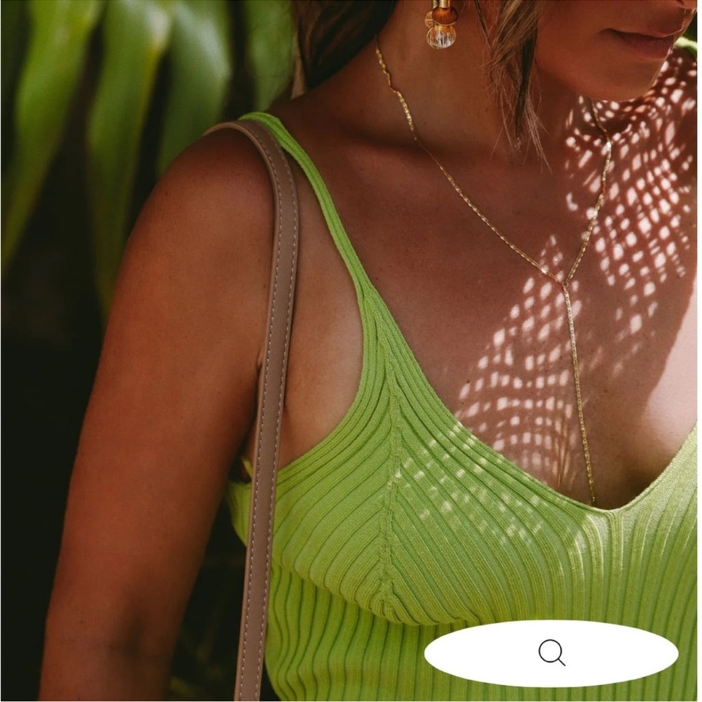 VICI x Summer of Diane Brickell Nights Ribbed Dress NWOT - Picture 3 of 6